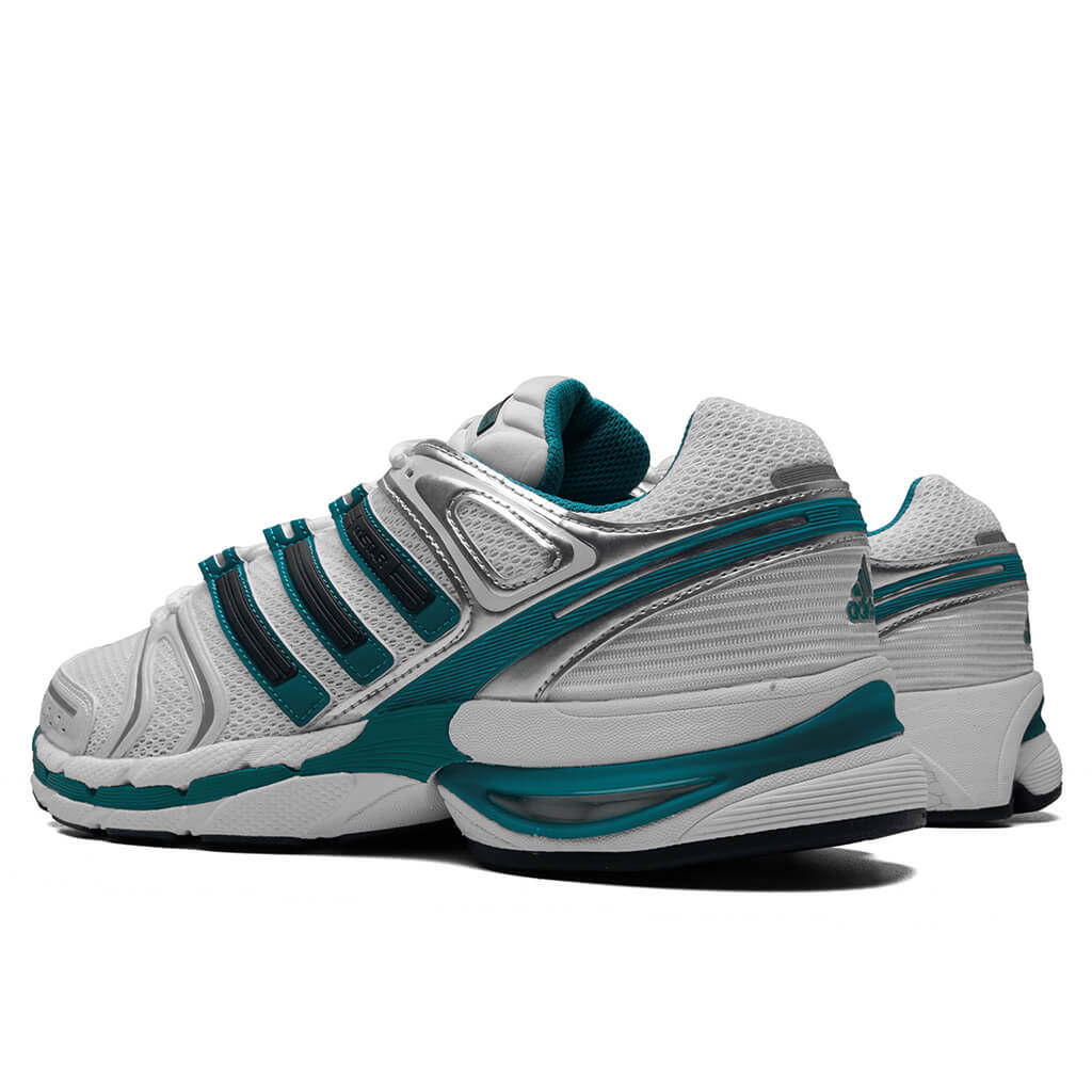 Adidas x Sporty & Rich Adistar Control 5 - White/Carbon/Pure Teal