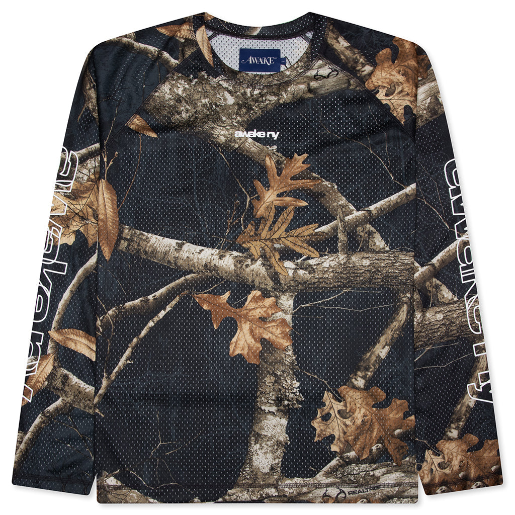Mesh L/S Top - Shadow