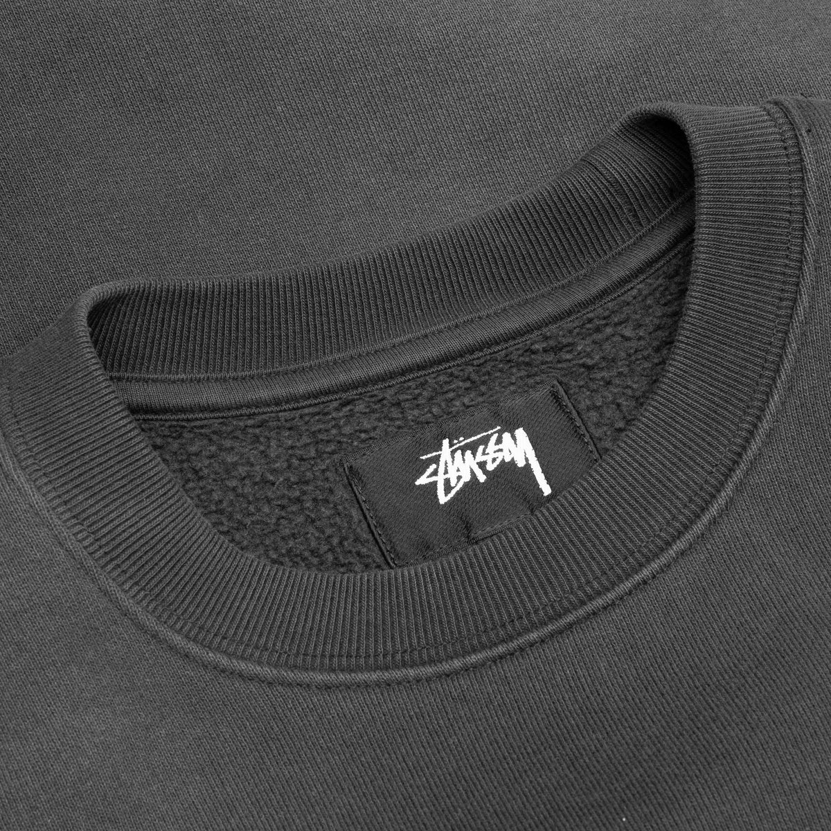 Stu Applique Crew - Black