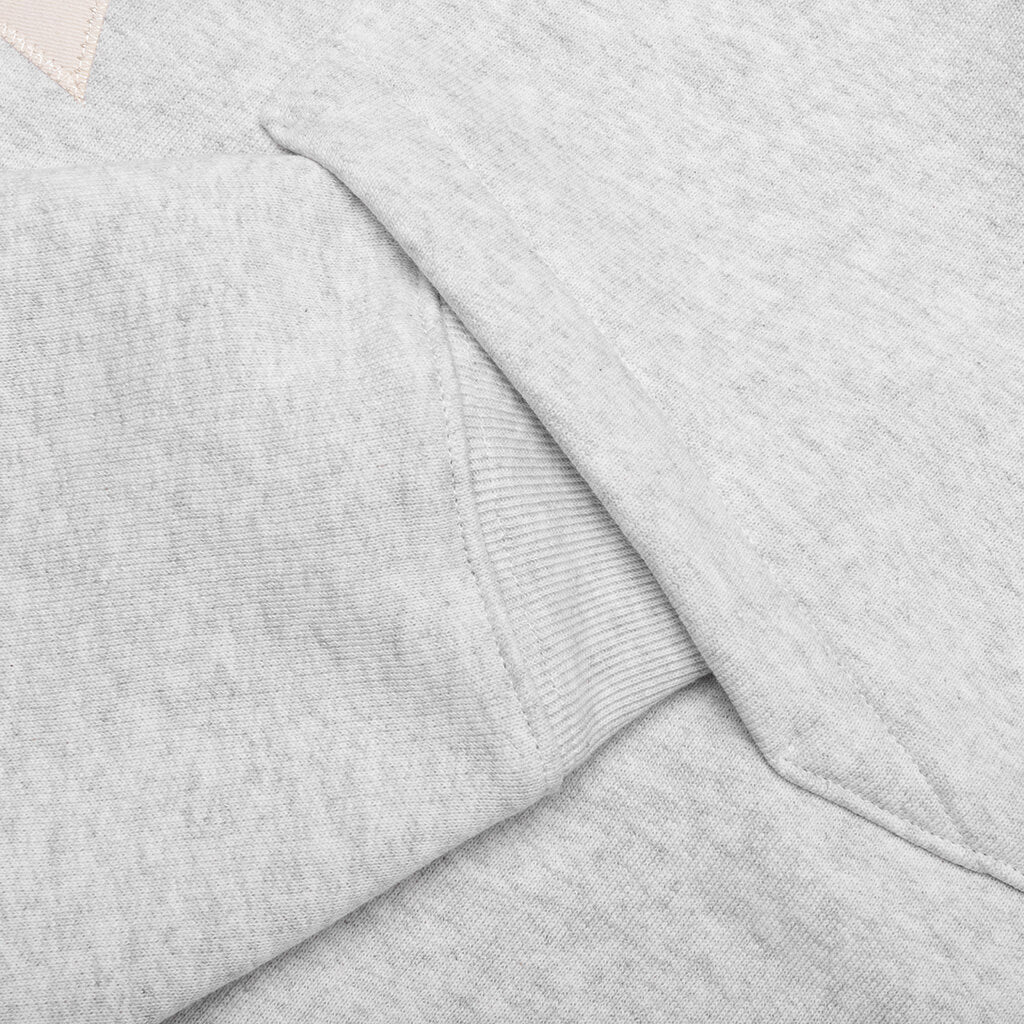 Stu Applique Hood - Ash Heather