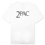 Tupac Crewneck Type-1 T-Shirt - White