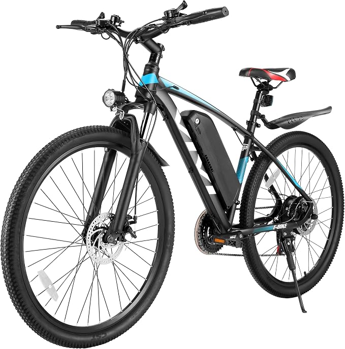 Vivi Electric Bike for Adults, 27.5" Electric Mountain Bike, Peak 750W Ebike 19.8MPH Electric Bike with 48V 499.2WH Battery, Up to 50 Miles, 21 Speed Adult Electric Bicycles, Certified to UL2849