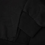 Heavy Fleece Vintage Shrunken Hoodie - Black