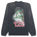 Inri Snake L/S Tee - Vintage Black