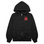 Moonlight Badge Full-Zip Hoodie - Vintage Black