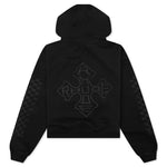 Rhude Cross Logo Hoodie - Vintage Black
