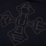 Rhude Cross Logo L/S Tee - Vintage Black