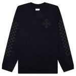Rhude Cross Logo L/S Tee - Vintage Black